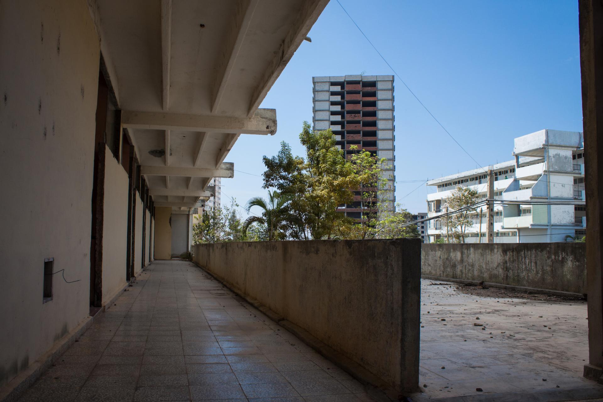 Thousands of apartments built for construction workers and Soviet nuclear engineers now sit abandoned.