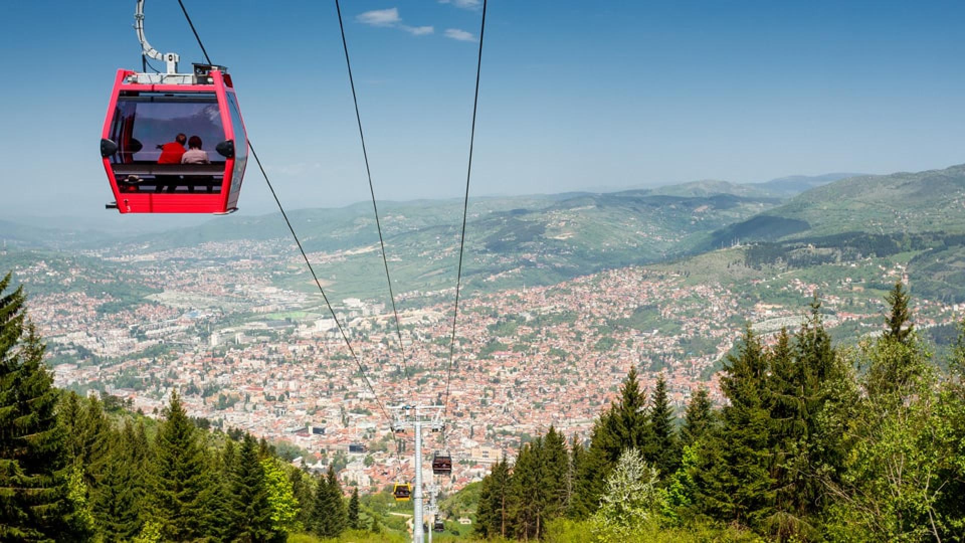 View on the Sarajevo Valley.