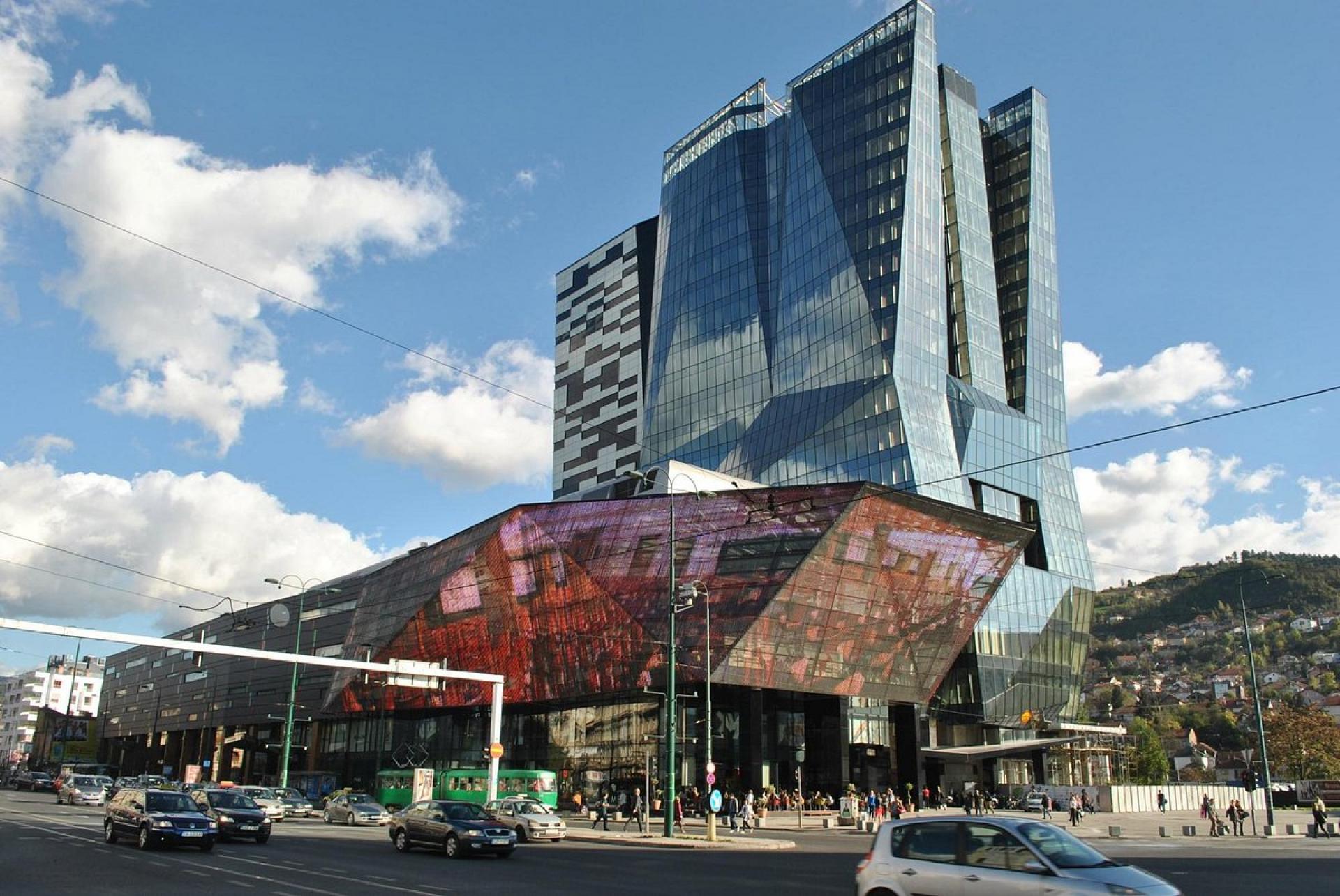 The King Fahd Cultural Center in Sarajevo consists of a mosque, sports and educational centers, and a market. The center’s mosque is currently Bosnia’s biggest with a capacity to accommodate 1,500 people at a time. The center is one of the largest and most important support projects provided by the Saudi Arabia to Bosnia and Herzegovina.