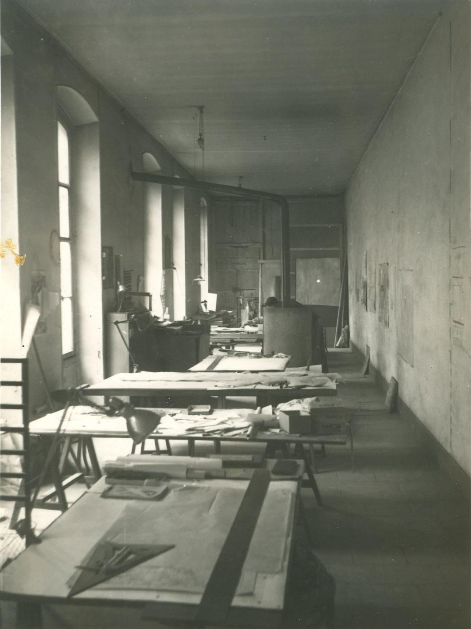Le Corbusier’s atelier in Paris. | Source © MAO Collection