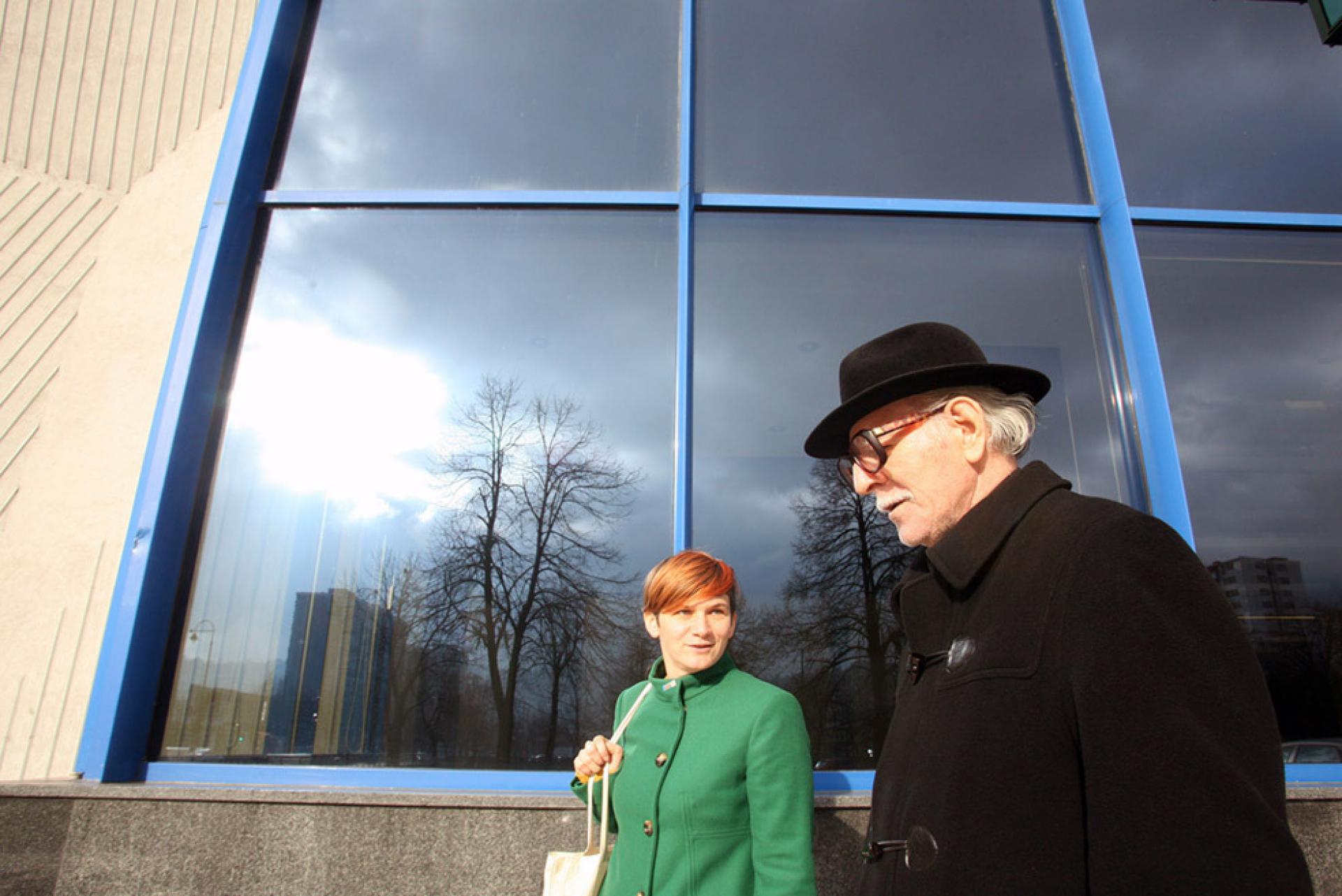 Ivan Štraus and Armina Pilav in Sarajevo. | Photo by Zoran Kanlić (2014)