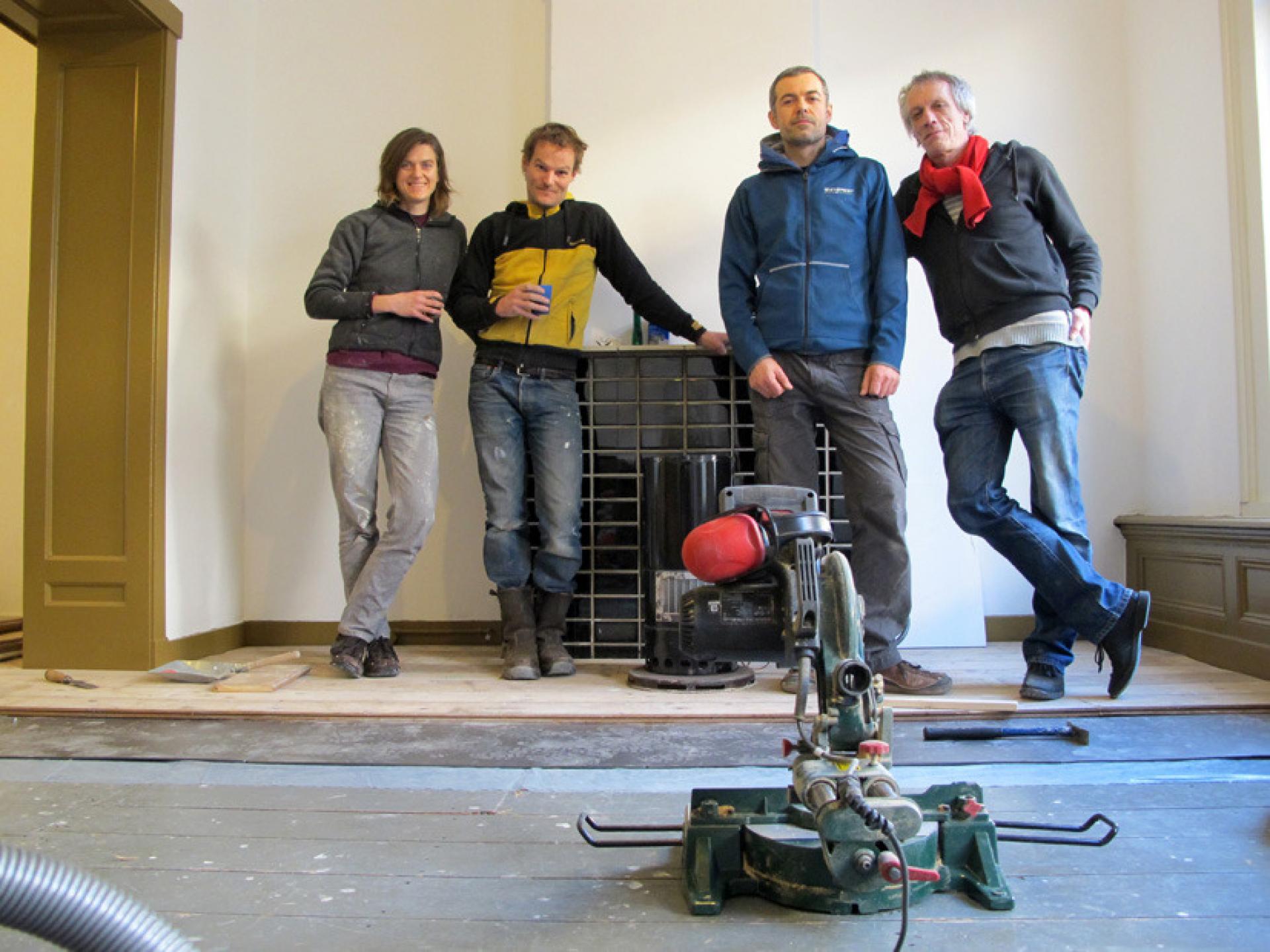 City in the Making board members (as of 2014): Ana Džokić, Erik Jutten, Marc Neelen, Piet Vollaard. Daan den Houter (not on photo) joined a year later. | Photo © City in the Making