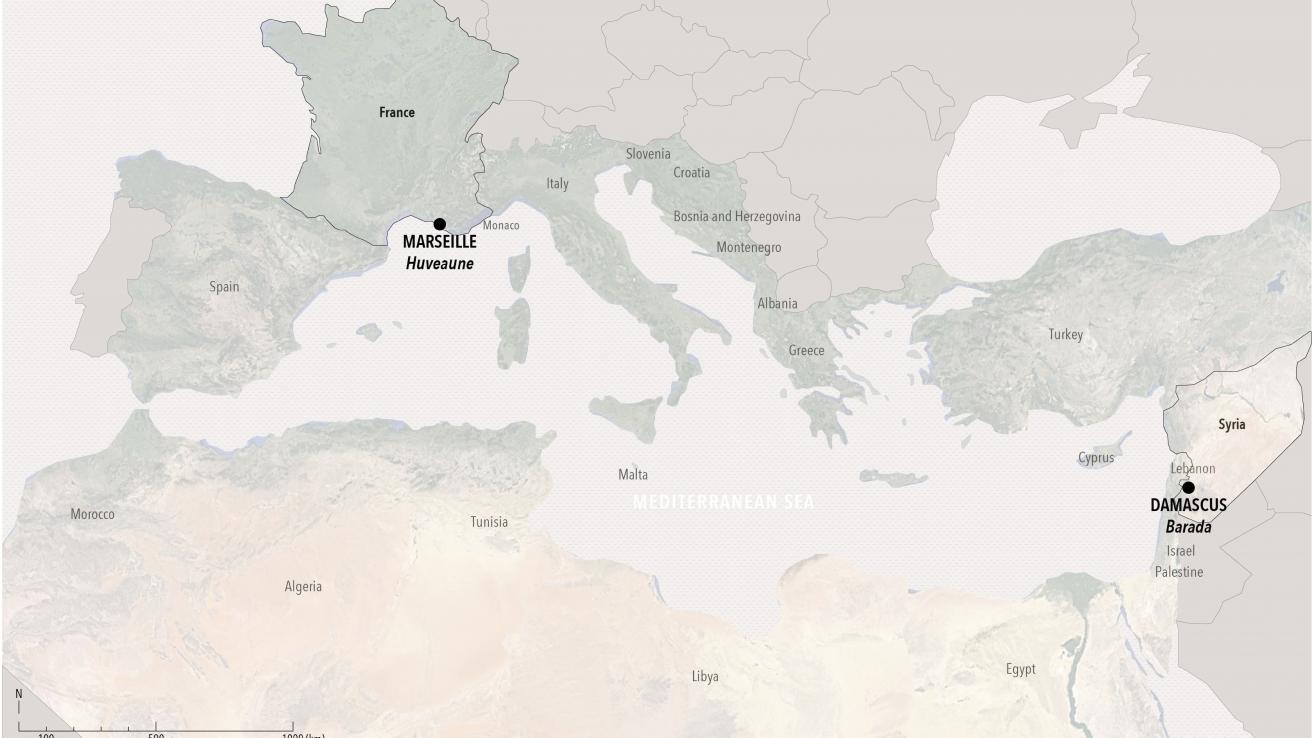 From Damascus to Marseille: Where Water Crosses the Map